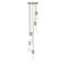 Z-Lite Alton Chandelier, 5-Light, 12 In.W x 14.25 In.H, Modern Gold/Clear+Frosted 824P-5R-MGLD - alternate 5